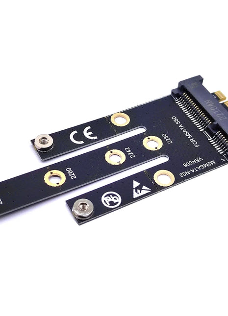 NGFF M.2 B + M Key to mSATA Mini PCI-E PCI-Express SATA 3.0 SSD Male Converter Adapter Riser Card For 2242/2260/2280 M2 NGFF SSD - Riparo82