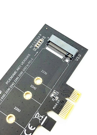 NVME Adapter PCI-E 3.0 x1 to M.2 NVMe M Key Slot Converter with Low Profile Bracket for Samsung PM961 960EVO SM961 PM951 M2 SSD - Riparo82