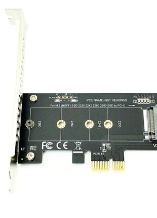NVME Adapter PCI-E 3.0 x1 to M.2 NVMe M Key Slot Converter with Low Profile Bracket for Samsung PM961 960EVO SM961 PM951 M2 SSD - Riparo82