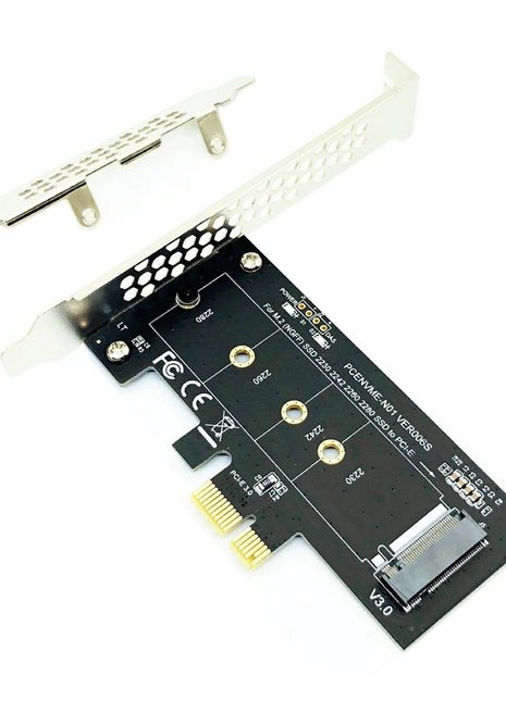 NVME Adapter PCI-E 3.0 x1 to M.2 NVMe M Key Slot Converter with Low Profile Bracket for Samsung PM961 960EVO SM961 PM951 M2 SSD - Riparo82