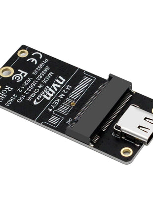 NVME USB Adapter NVME to USB 3.1 TYPE C 10Gbps Riser M2 PCIE NVME SSD to USB C Conveter JMS583 Chip M Key for 2230 M.2 NGFF SSD - Riparo82