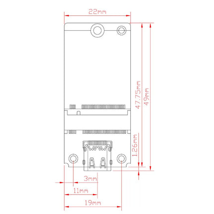 NVME USB Adapter NVME to USB 3.1 TYPE C 10Gbps Riser M2 PCIE NVME SSD to USB C Conveter JMS583 Chip M Key for 2230 M.2 NGFF SSD - Riparo82