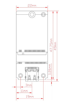 NVME USB Adapter NVME to USB 3.1 TYPE C 10Gbps Riser M2 PCIE NVME SSD to USB C Conveter JMS583 Chip M Key for 2230 M.2 NGFF SSD - Riparo82