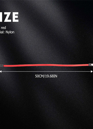 New 50CM SATA 3.0 III SATA3 7pin Data Cable 6Gb/s SSD Cables HDD Hard Disk Data Cord with Nylon Sleeved Premium Version(Red) - Riparo82