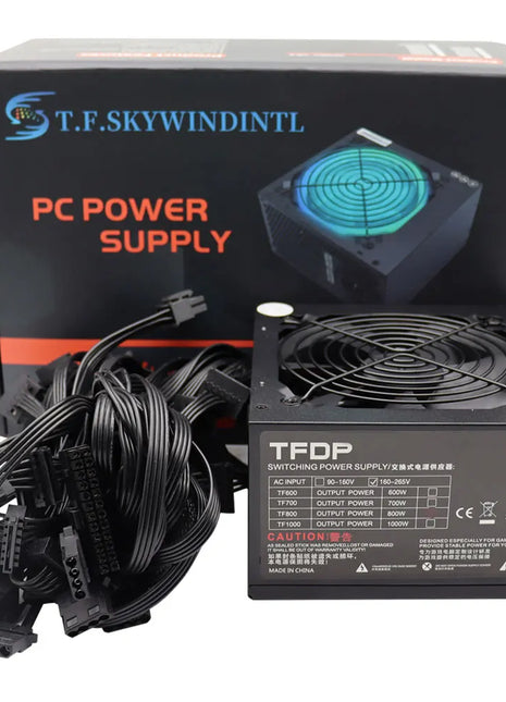 New 800W PC PSU ATX Desktop Power Supply for Computer Gamer High Quality Mining Power 800W PC Source - Riparo82