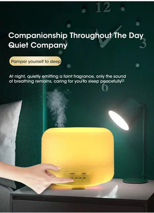 Night light function displaying all 7 LED colors