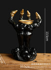 Palm Candle Holder (black)