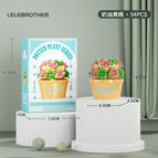 succulent Potted Plant-cream Yellow Peach