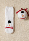 Adult Black Hat Snowman / Socks