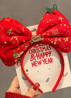 A24-christmas Bow Headband