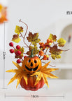 Small Pumpkin Ornament D04