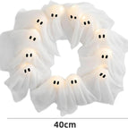 (Lighted) Ghost Wreath / 0