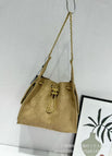 Suede apricot color / 28*13*35cm+ dust bag