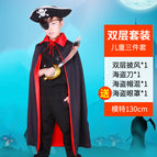 Children's Black And Red Pirate Suit A / One Size Fits All