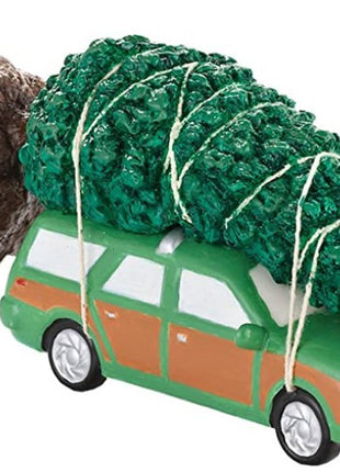 Casa natalizia in resina luminosa Casa per auto di Babbo Natale Decorazione per garage per le vacanze rurali Decorazione per il desktop Statua Regalo di Natale