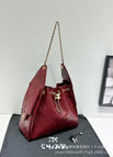 leather surface is wine red / 28*13*35cm+ dust bag