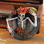 Open Flower Skull Ashtray