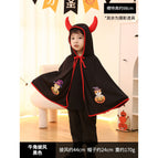 Cloak Horns Black Red Horns (type B) / One Size Fits All