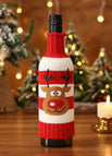 H-jt292 Elk Striped Knit Wine Cover