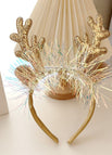 Sequin Gold Antlers