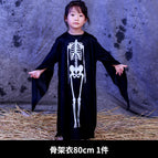 Children's Skeleton Ghost Clothes--80cm / One Size Fits All