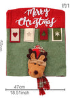 Christmas Sticker English Chair Cover Elk