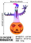 Pumpkin Ghost With Light
