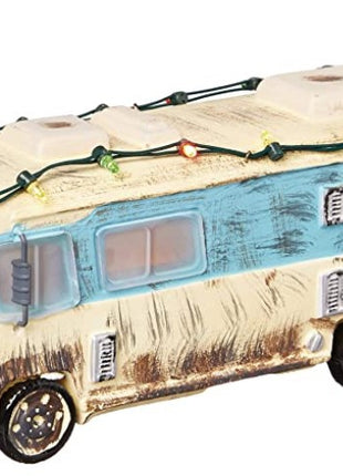 Casa natalizia in resina luminosa Casa per auto di Babbo Natale Decorazione per garage per le vacanze rurali Decorazione per il desktop Statua Regalo di Natale