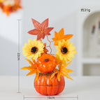 Small Pumpkin Ornament D02