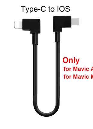 OTG Data Cable For DJI Spark Mavic AIR 2 Pro Mini 1/2/SE 2 Pro Zoom Hubson Zino Micro-USB Type-C Adapter Connector Phone Tablet - Riparo82