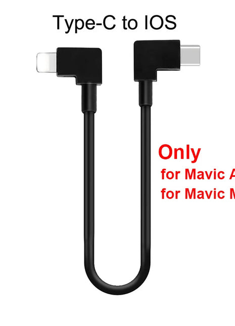 OTG Data Cable For DJI Spark Mavic AIR 2 Pro Mini 1/2/SE 2 Pro Zoom Hubson Zino Micro-USB Type-C Adapter Connector Phone Tablet - Riparo82