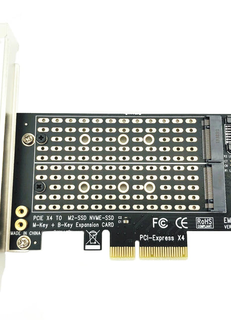 PCI Express PCIE to M2 Adapter NVME SATA M.2 SSD PCIE Adapter NVME/SATA M2 PCI E Adapter SSD M2 to SATA PCI-E Card M Key + B Key - Riparo82