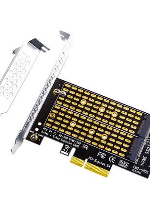 PCI Express PCIE to M2 Adapter NVME SATA M.2 SSD PCIE Adapter NVME/SATA M2 PCI E Adapter SSD M2 to SATA PCI-E Card M Key + B Key - Riparo82
