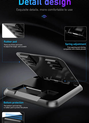Phone in holder during a sharp turn