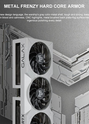 Placa gráfica USED RTX 4070Ti, Metal Master OC, 12GB GDDR6X, 192Bit, RTX 4070Ti, 12 placas de vídeo VHPWR Gaming GPU, Novo - Riparo82