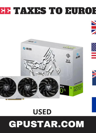 Placa gráfica USED RTX 4070Ti, Metal Master OC, 12GB GDDR6X, 192Bit, RTX 4070Ti, 12 placas de vídeo VHPWR Gaming GPU, Novo - Riparo82