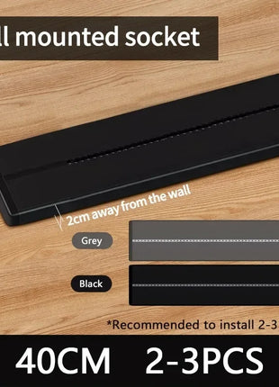 Power modules detached from wall-mounted base