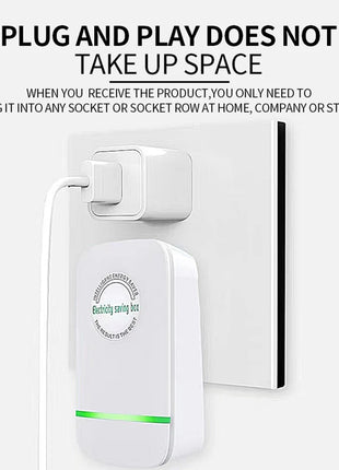Pro Power Save electricity saver plugged into wall socket