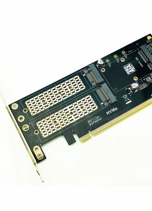 Riser Card M2 NVMe SSD NGFF to PCIE 3.0 X16 Adapter for Chi a Mining Support M Key NVME SSD B Key M2 SATA SSD mSATA 3in1 Adapter - Riparo82