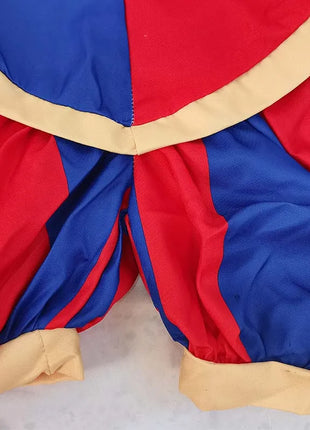 Costume Pomni Circo Carnevale 2026 - Set Completo con Cappello e Guanti (140cm-3XL)