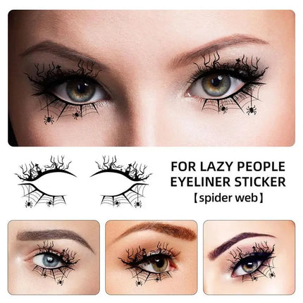 Temporary Halloween Horror Witch Devil Ghost Tattoo Halloween Eye Face Eye Art Party Tattoo Sticker Stickers Tattoo M6P2