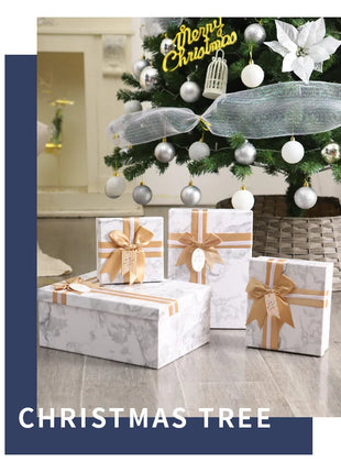 Albero di Natale Casa Nuova crittografia Luminoso Grandi decorazioni natalizie Pacchetto fai da te di lusso