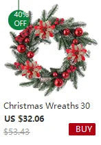 Set di alberi di Natale fai-da-te 2.1/2.4/3m Grande decorazione per albero di Natale Decorazioni per la casa Festa Ornamento per le vacanze Albero di Natale rosso Dropship