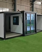 Casa mobile per contenitori Casa modulare prefabbricata espandibile Casa minuscola Soggiorno Cabina per ufficio Custodia prefabbricata impermeabile