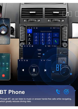 Podofo 7" Car Radio Wireless CarPlay Android Radio For FIAT Punto 2005-20009/Linea 2007-2011 Multimedia GPS FM WIFI BT Autoradio - Riparo82