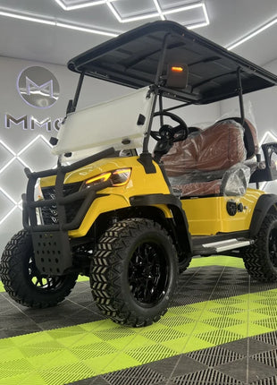 Buggy Golf Elettrico 4 Passeggeri Sollevato - Carrello Club 4 Ruote Nuovo - riparo82