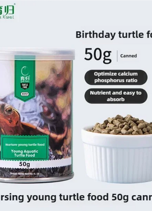 YUR KWAI Turtle Feed Rich in protein and vitamins Easy To Digest And Absorb - Riparo82