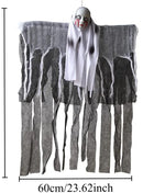 Halloween Outdoor Decoration Skull Gauze Hanging Ghost Skull Pendant Bar Haunted House Secret Room Scene Layout Horror Props - Riparo82