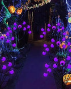 1PCS Halloween LED Eyeball Lights Solar Garden Lawn Lights Outdoor Scary Decoration Lights Halloween Party Decoration - Riparo82
