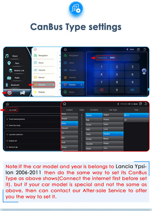 2din Android Car Radio Multimedia GPS for Lancia Ypsilon 2006 -2020 GPS Autoradio Wireless CarPlay Intelligent Screen Player DSP - Riparo82